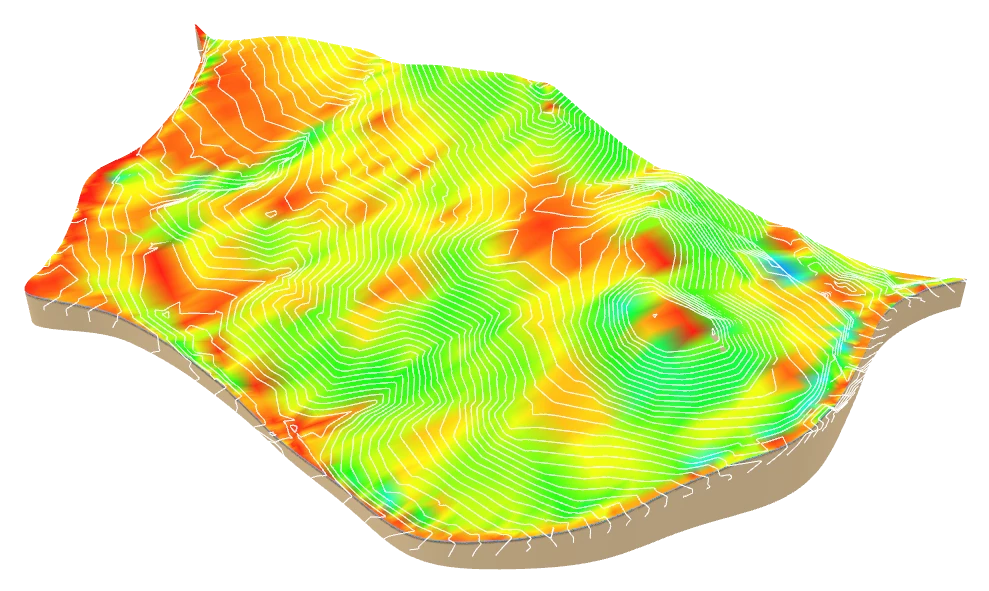 Slope, axonometric