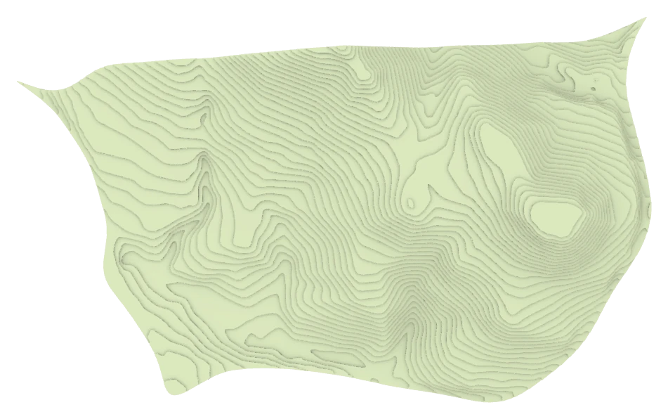 Contours, plan